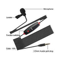 LensgoDM1 Omnidirectional Lavalier Microphone and Dual Omnidirectional Lavalier Microphone