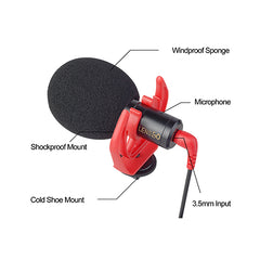 LensgoDMM1 Directional Shotgun Microphone for DSLR, Smartphones, and Portable Recorders