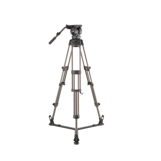 Libec LX10 Two-Stage Aluminum Tripod System and H65B Head and Ground-Level Spreader