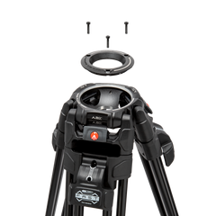 Manfrotto 509 Pro Video Head with 645 Fast Twin Alu Tripod