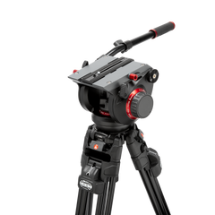 Manfrotto 509 Pro Video Head with 645 Fast Twin Alu Tripod