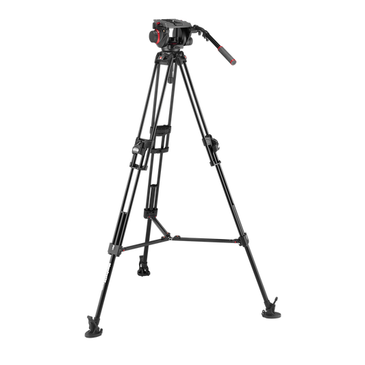Manfrotto 509 Pro Video Head with 645 Fast Twin Alu Tripod