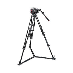 Manfrotto 509HD Video Head & 545GB Aluminum Tripod Pro Ground-Twin Kit 100