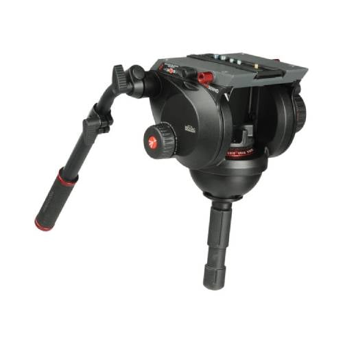 Manfrotto 509HD Video Head & 545GB Aluminum Tripod Pro Ground-Twin Kit 100