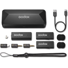 Godox MoveLink Mini LT Kit 2 (Classic Black) 2,4 GHz (Lightning)
