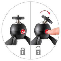 Manfrotto PIXI Mini Table Top Tripod (Black)