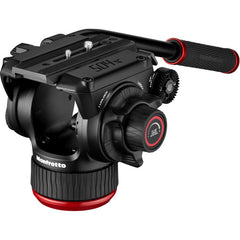 Manfrotto 504X Fluid Video Head With Aluminum Tripod with Mid-Level Spreader