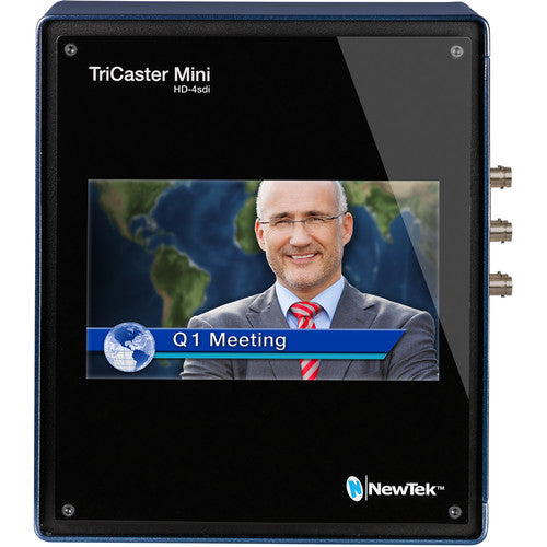 VIZRT TriCaster Mini Advanced HD4 SDI Bundle with Control Surface & Travel Case