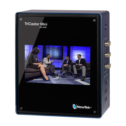 VIZRT TriCaster Mini Advanced HD4 SDI Bundle with Control Surface & Travel Case