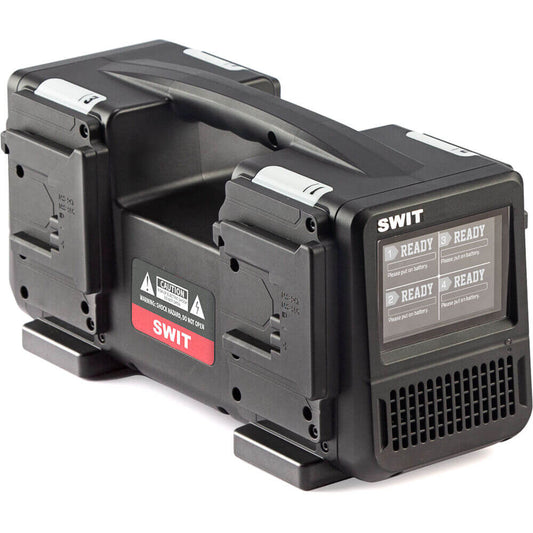 SWIT PC-P461B 4-Bay Simultaneous B-Mount Battery Charger