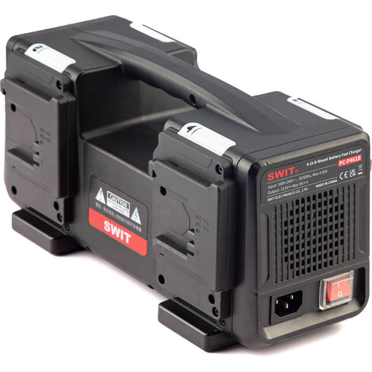 SWIT PC-P461B 4-Bay Simultaneous B-Mount Battery Charger
