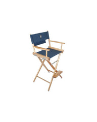 Porta Brace LC-30NS Location Chair, Natural Finish, Signature Blue Seat