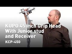 KUPO 4-1/2" Grip Head W/ 1-1/8" (28mm) Stud & Receiver