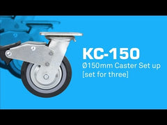 KUPO Heavy Duty Wind-Up Stainless Steel Stand W/ Braked Caster