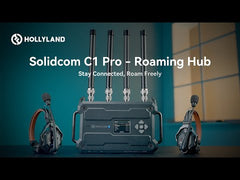 Hollyland Solidcom C1 Pro Roaming Hub 10S Full-Duplex Wireless Intercom System with 10 Single-Ear Headsets (V-Mount, 1.9 GHz)