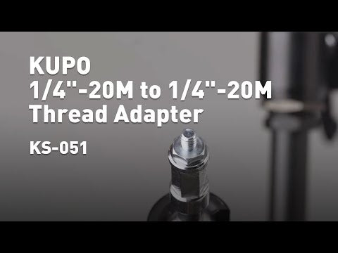 KUPO 1/4" Female + 1/4" Adapter Spigot