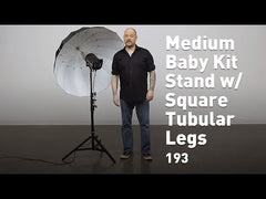 KUPO Medium Baby Kit Stand with Square Tubular Legs 193