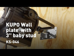 KUPO 3" Baby Wall Plate