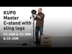 KUPO 20" Master C-Stand W/ Sliding Leg Kits