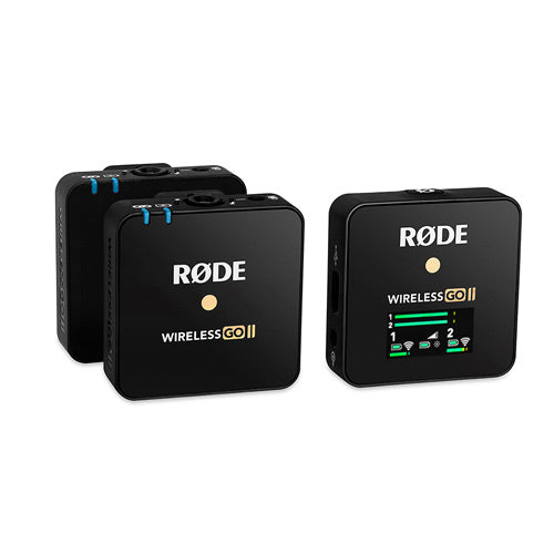 Rode Wireless GO II 2-Person Compact Digital Wireless Omni Lavalier Microphone System/Recorder Kit