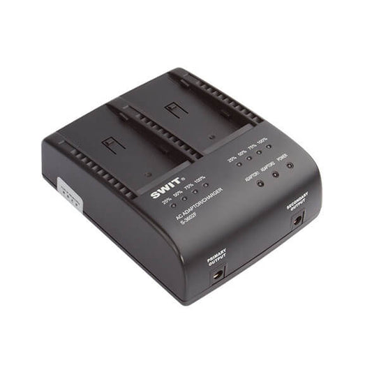 SWIT Dual Charger/Adapter for Sony NP-F970/770/960/950 Batteries