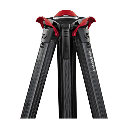 Sachtler flowtech 100 MS Carbon Fiber Tripod with Mid-Level Spreader & Rubber Feet
