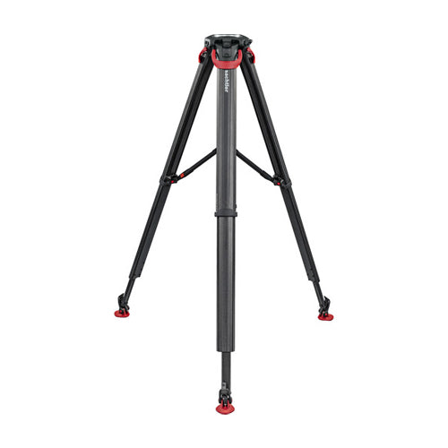 Sachtler flowtech 100 MS Carbon Fiber Tripod with Mid-Level Spreader & Rubber Feet