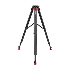 Sachtler flowtech 100 MS Carbon Fiber Tripod with Mid-Level Spreader & Rubber Feet