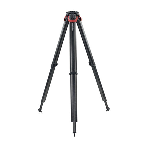 Sachtler Flowtech 75 MS Carbon Fiber Tripod with Mid-Level Spreader and Rubber Feet