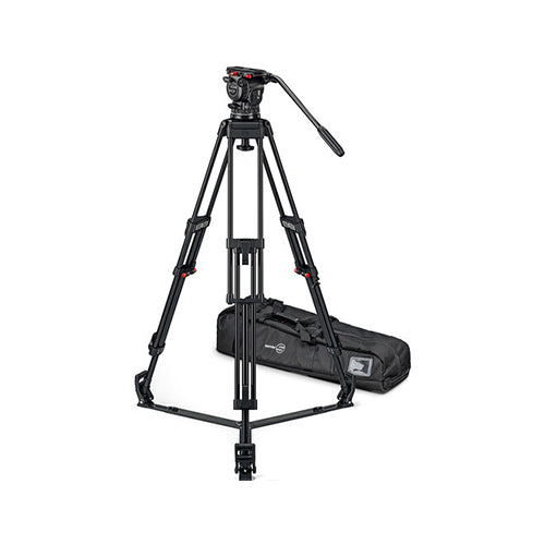 Sachtler FSB 10 Mk II 100mm Touch & Go Head with ENG 2 Aluminum Tripod System (Ground Spreader)