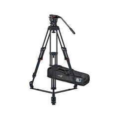 Sachtler FSB 10 Mk II 100mm Touch & Go Head with ENG 2 Aluminum Tripod System (Ground Spreader)