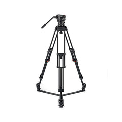 Sachtler FSB 10 Mk II 100mm Touch & Go Head with ENG 2 Aluminum Tripod System (Ground Spreader)