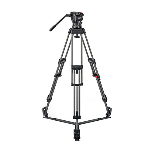 Sachtler FSB 10 Mk II 100mm Touch & Go Head with ENG 2 Carbon Fiber Tripod System (Ground Spreader)