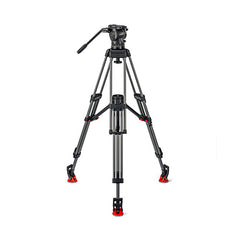 Sachtler FSB 10 Mk II 100mm Touch & Go Head with ENG 2 Carbon Fiber Tripod System (Mid-Level Spreader)