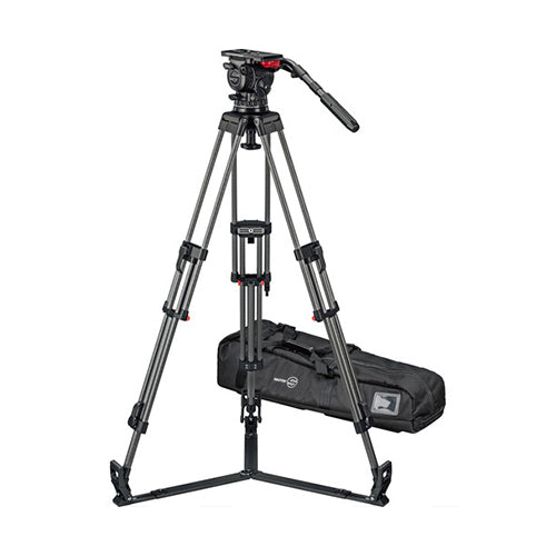 Sachtler FSB 14T Mk II 100mm Touch & Go Head with ENG 2 Carbon Fiber Tripod System (Ground Spreader)