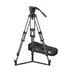 Sachtler FSB 14T Mk II 100mm Touch & Go Head with ENG 2 Carbon Fiber Tripod System (Ground Spreader)