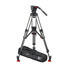 Sachtler FSB 14T Mk II 100mm Touch & Go Head with ENG 2 Carbon Fiber Tripod System (Mid-Level Spreader)