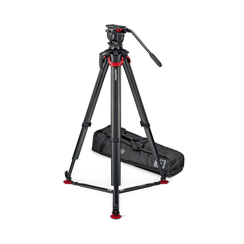 Sachtler System aktiv10T & flowtech 100 with Ground Spreader