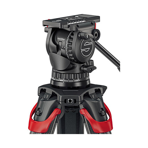 Sachtler System aktiv12T & flowtech 100 with Mid-Level Spreader