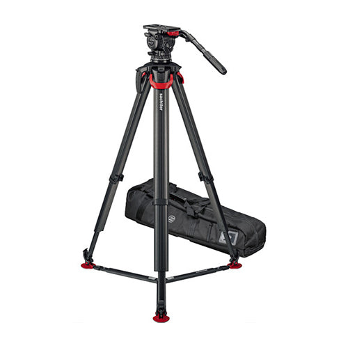 Sachtler System aktiv14T & flowtech 100 with Ground Spreader
