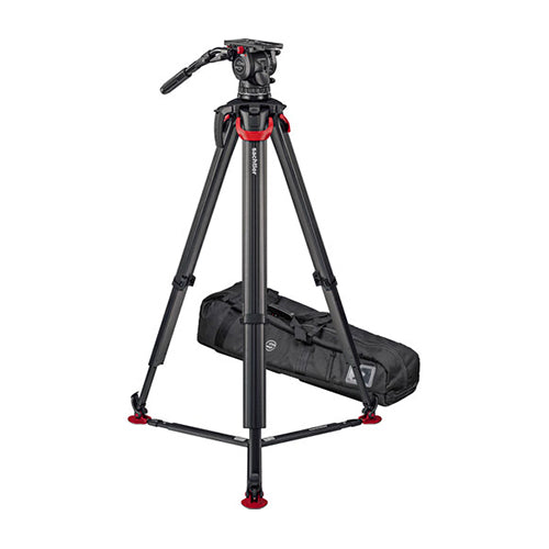 Sachtler System aktiv14T & flowtech 100 with Ground Spreader