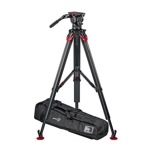 Sachtler System aktiv14T & flowtech 100 with Mid-Level Spreader