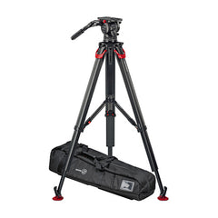 Sachtler System aktiv14T & flowtech 100 with Mid-Level Spreader