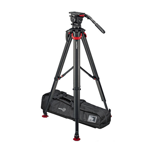 Sachtler System aktiv14T & flowtech 100 with Mid-Level Spreader