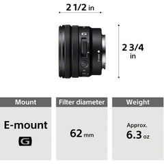 Sony E 10-20mm f/4 PZ G Lens - SELP1020G