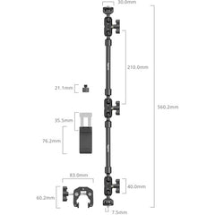SmallRig Desktop Magic Arm with Crab-Style Clamp Kit 4766