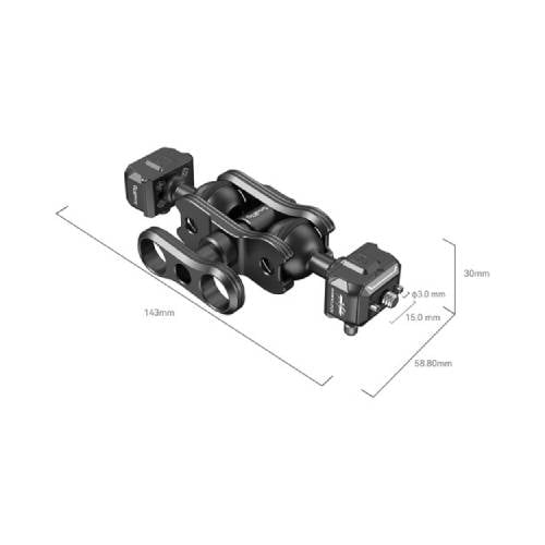 SmallRig Drop-In HawkLock Mini Quick Release Magic Arm with Dual Ball Heads