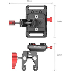 SmallRig Mini V-Lock Battery Plate with Claw-Shaped Clamp 2989