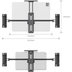 SmallRig Tablet Mount with Dual Handgrips for iPad/Tablet 2929B
