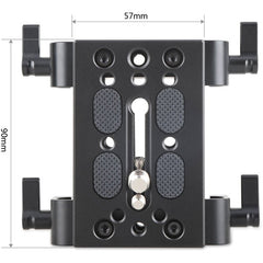 SmallRig Tripod Mounting Kit with 2 x Plates and 2 x 15mm Rod Clamps 1798